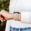 Andi Light Tan Athletic Scrunchie Band Compatible with Apple Watch