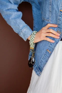 Andi Lindsey Checked Keychain
