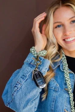 Andi Lindsey Checked Keychain