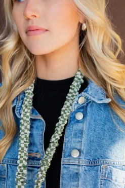 Andi Lindsey Checked Lanyard