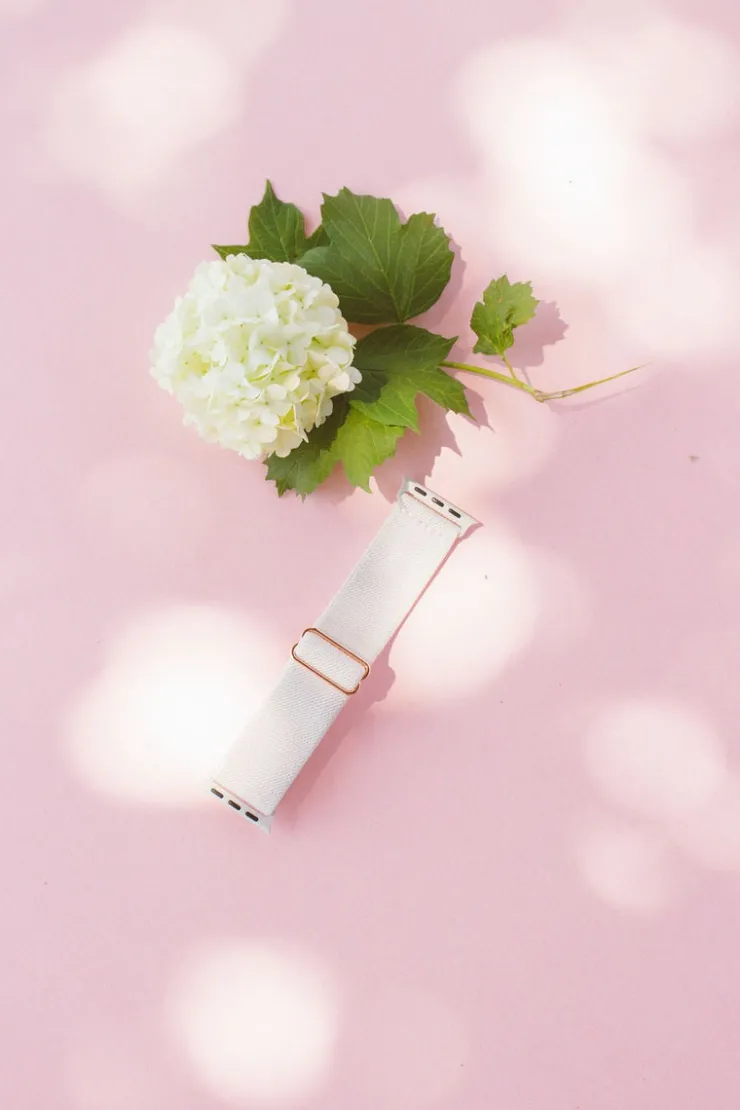 Andi Linen Adjustable Elastic Watch Band