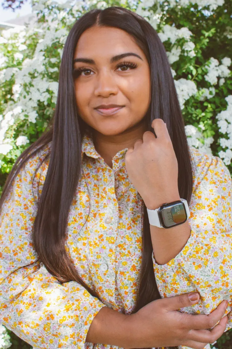 Andi Linen Adjustable Elastic Watch Band