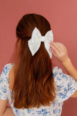 Andi Mabel Satin Bow Clip