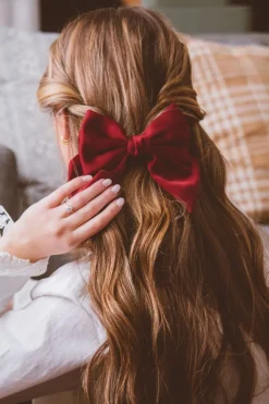 Andi Mabel Satin Bow Clip