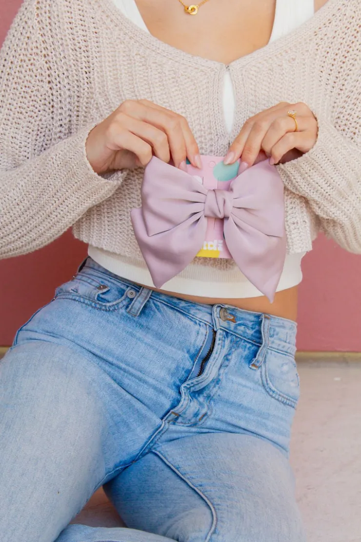 Andi Mabel Satin Bow Clip