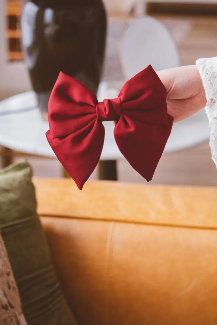 Andi Mabel Satin Bow Clip