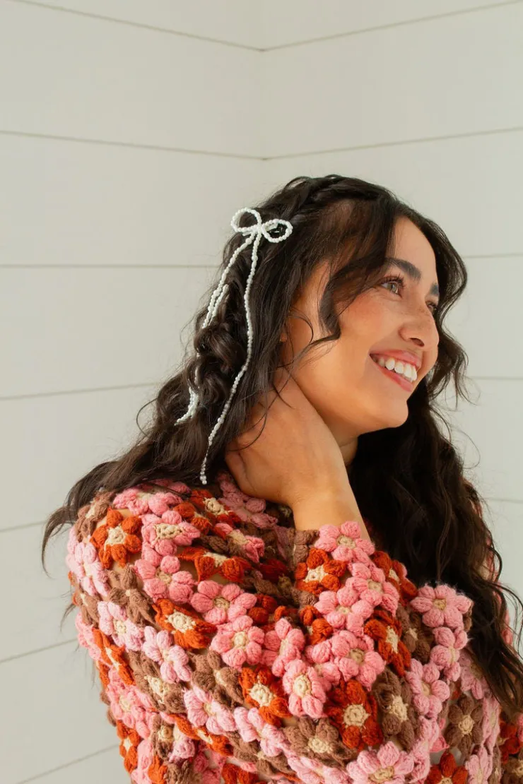 Andi Maizie Pearl Bow Clips 2-Pack