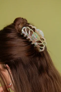Andi Marbled Crown Claw Clip