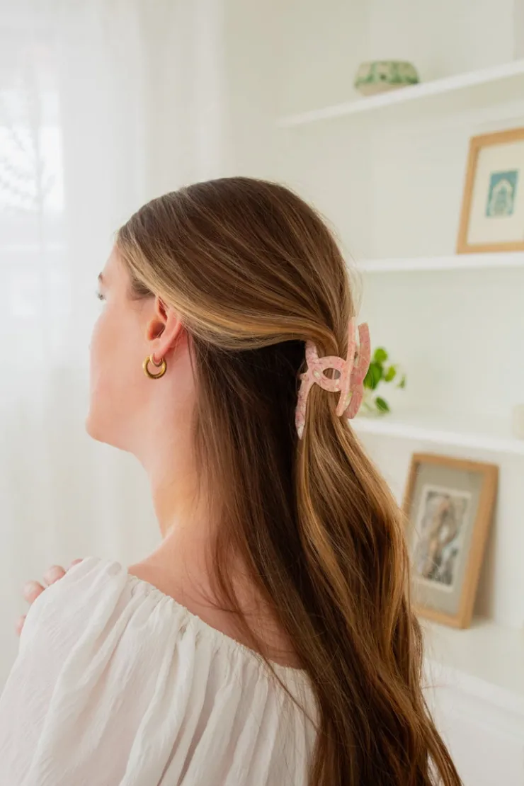 Andi Marbled Link Claw Clip