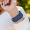Andi Marine Blue Athletic Scrunchie Band Compatible with Apple Watch