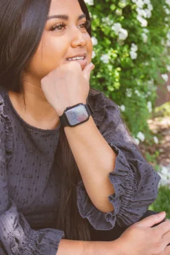 Andi Midnight Black Magnetic Loop Watch Band