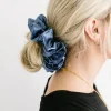 Andi Midnight Moon Satin Jumbo Scrunchie