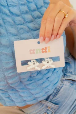 Andi Mini Metal Bow Claw Clips