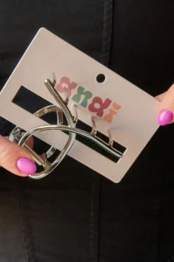 Andi Mini Metal Loop Claw Clip