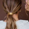 Andi Minimal Gold Ponytail Cuff