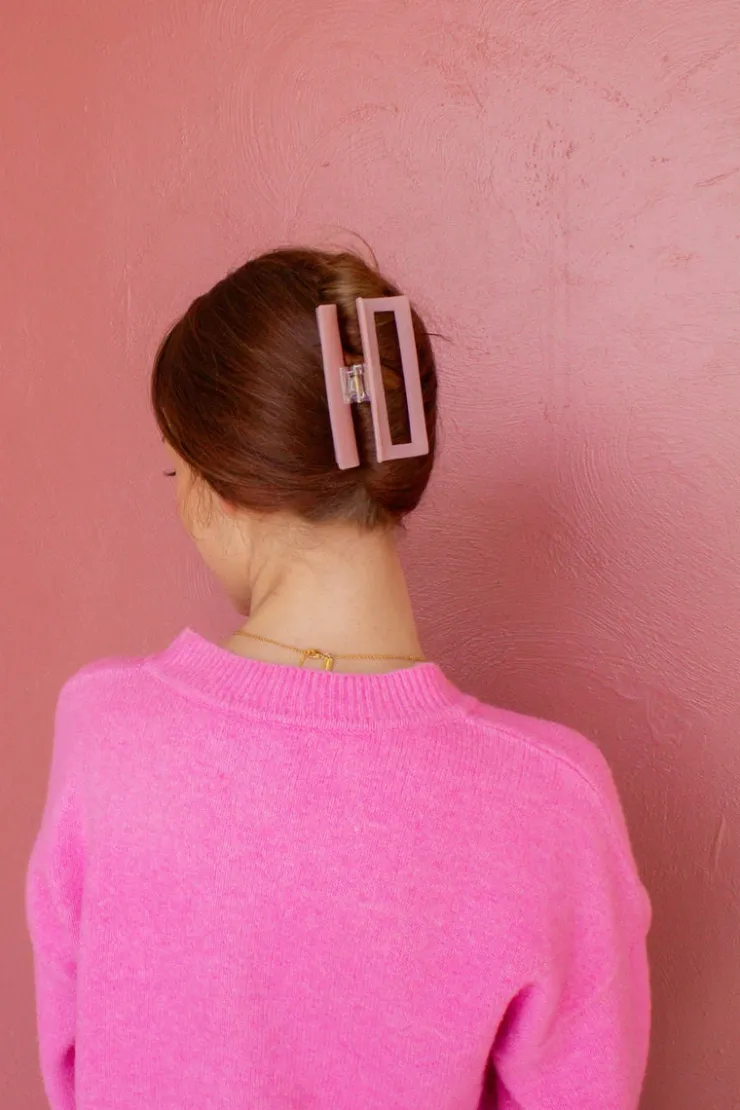 Andi Misty Rose Claw Clip