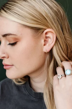 Andi 10mm Fundamental Hoops - Hypoallergenic - Gold and Silver