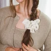 Andi Neutral Floral Jumbo Scrunchie