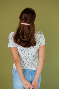 Andi Oblong Oval Barrette