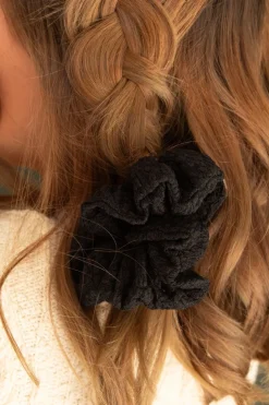 Andi Onyx Jumbo Scrunchie