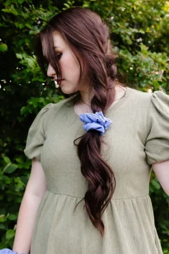 Andi Orchid Oversized Athletic Scrunchie