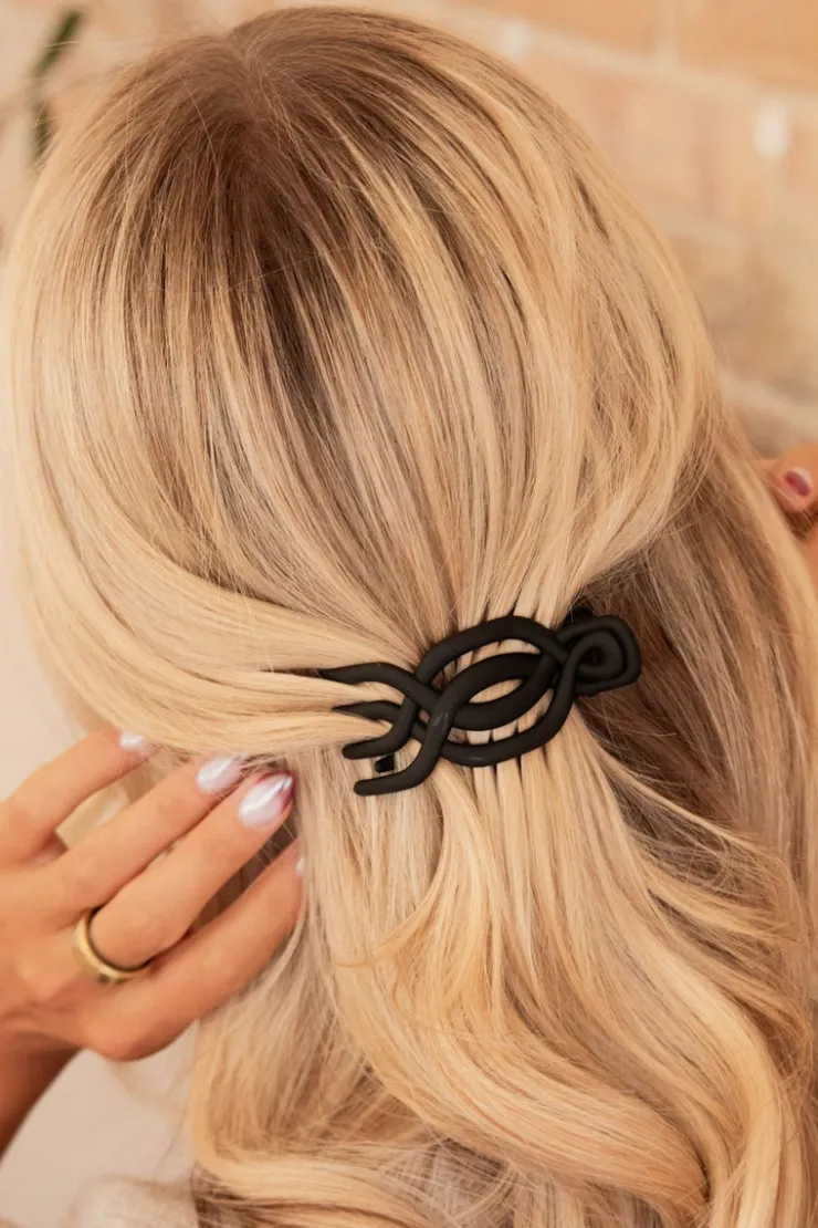 Andi Overlapping Flat Claw Clip