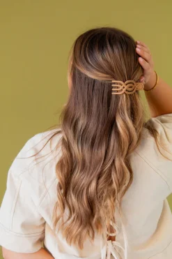 Andi Overlapping Flat Claw Clip