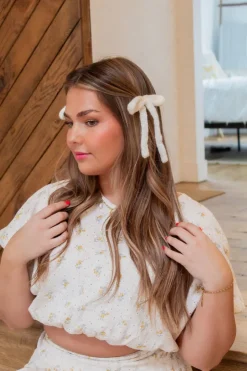 Andi 2-Pack Knit Bow Clips