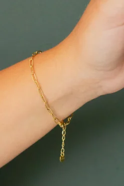 Andi Paperclip Chain Bracelet