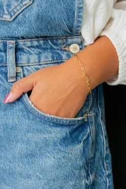 Andi Paperclip Chain Bracelet