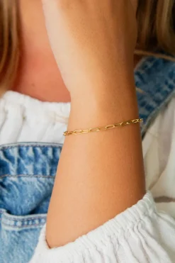 Andi Paperclip Chain Bracelet
