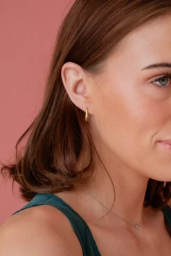 Andi Paperclip Hoops - Hypoallergenic