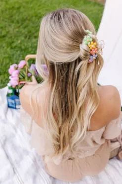 Andi Pastel Blossom Claw Clip