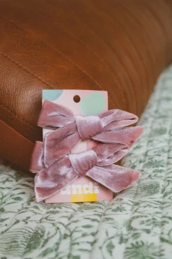 Andi Payton Velvet Bow 2-pack Clip
