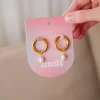 Andi Pearl Dangle Hoops