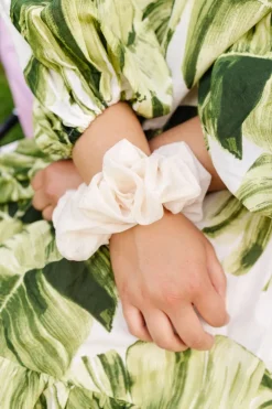 Andi Pearl Jumbo Scrunchie
