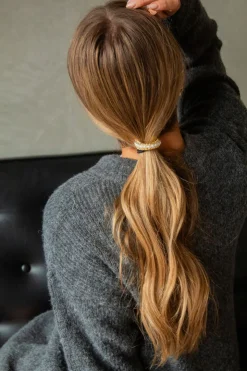Andi Pearl Studded Ponytail Cuff