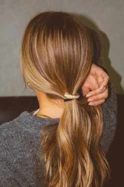 Andi Pearl Studded Ponytail Cuff