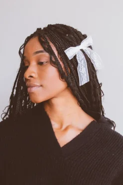 Andi Penny Lace Bow 2-Pack Clip