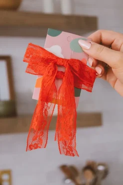 Andi Penny Lace Bow 2-Pack Clip