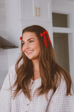 Andi Penny Lace Bow 2-Pack Clip