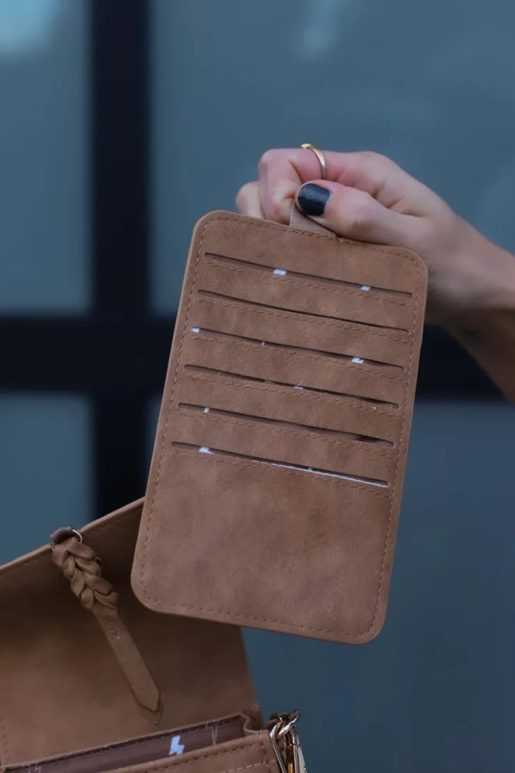 Andi Phone Bag in Oak