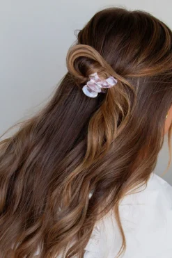 Andi Pink Marble Arch Claw Clip