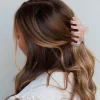 Andi Pink Marbled Chunky Claw Clip