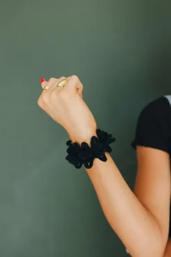 Andi Plush Ruffle Scrunchie