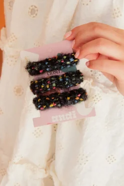Andi Pom Pom Hair Tie 3-Pack