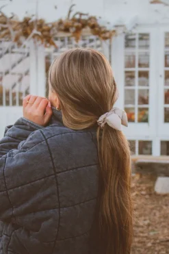 Andi Puffer Bow Scrunchie