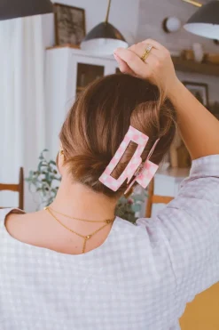 Andi Rad Checkered Claw Clip
