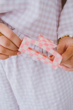Andi Rad Checkered Claw Clip