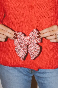Andi Red Sweater Bow